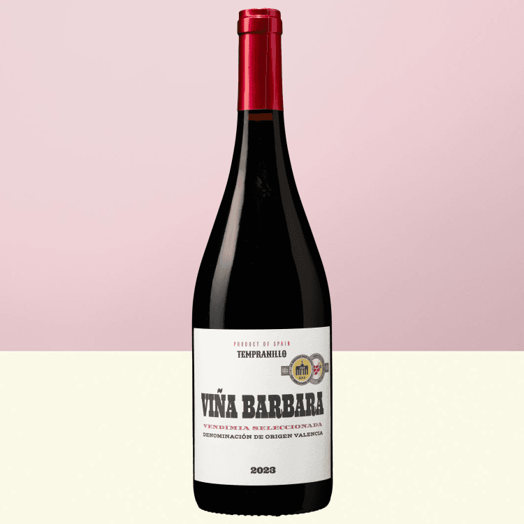 Fles Viña Barbara Tempranillo Valencia 2023