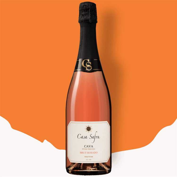 Fles Casa Safra Cava Brut Rosado