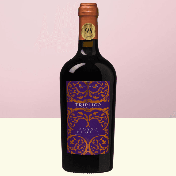 Fles Triplico Rosso Puglia 2024