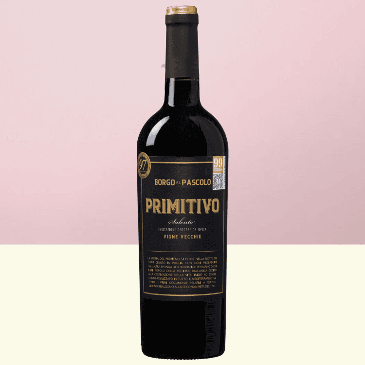 Fles Borgo al Pascolo Primitivo ‘Vigne Vecchie’ 2022