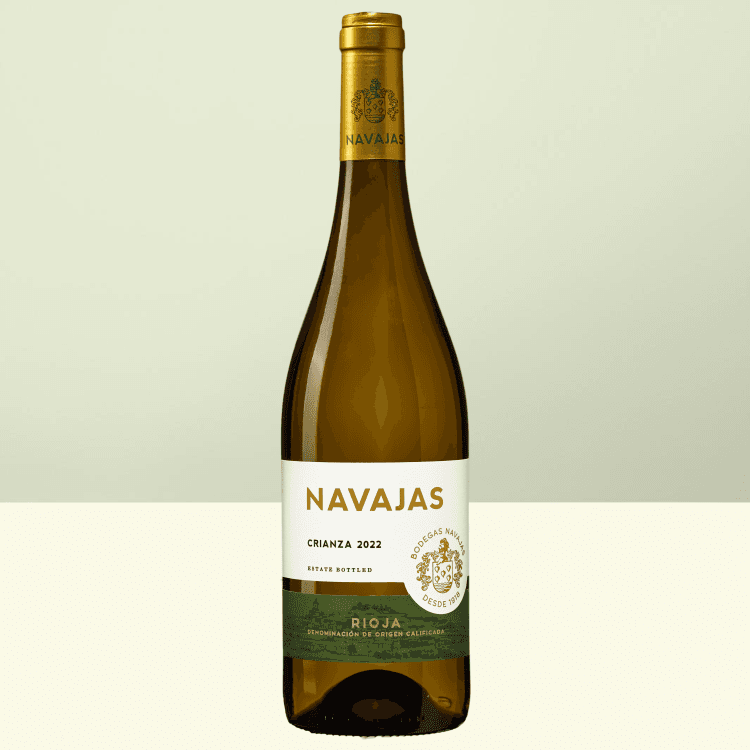 Fles Rioja Blanco Crianza Bodegas Navajas 2022