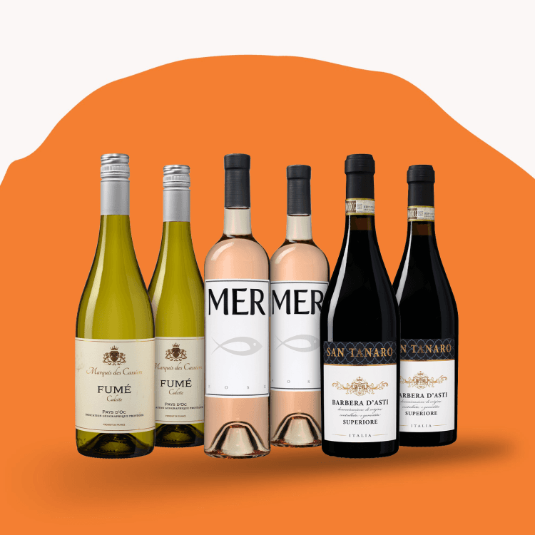 Fles Barbecue Wijnpakket Mix