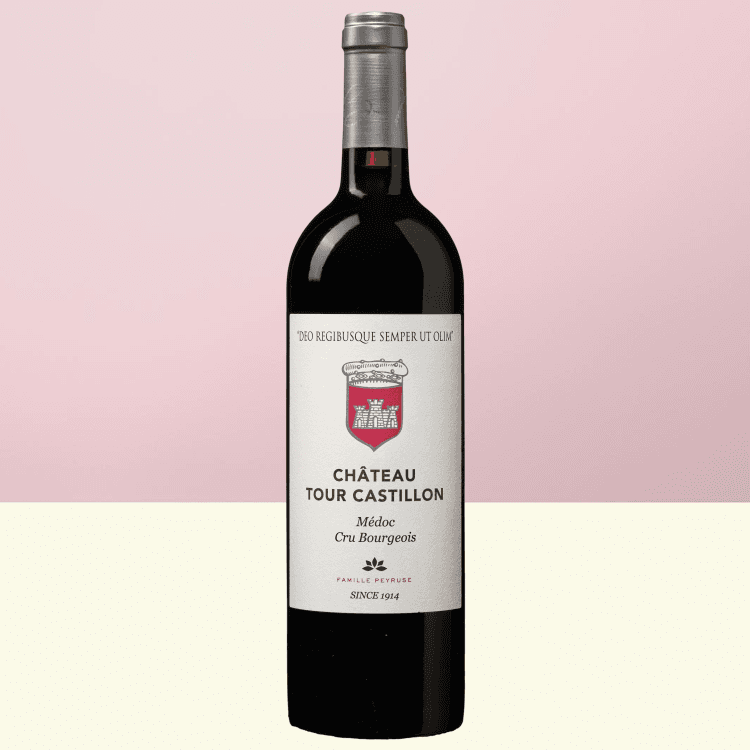 Fles Château Tour Castillon Cru Bourgeois Médoc 2018