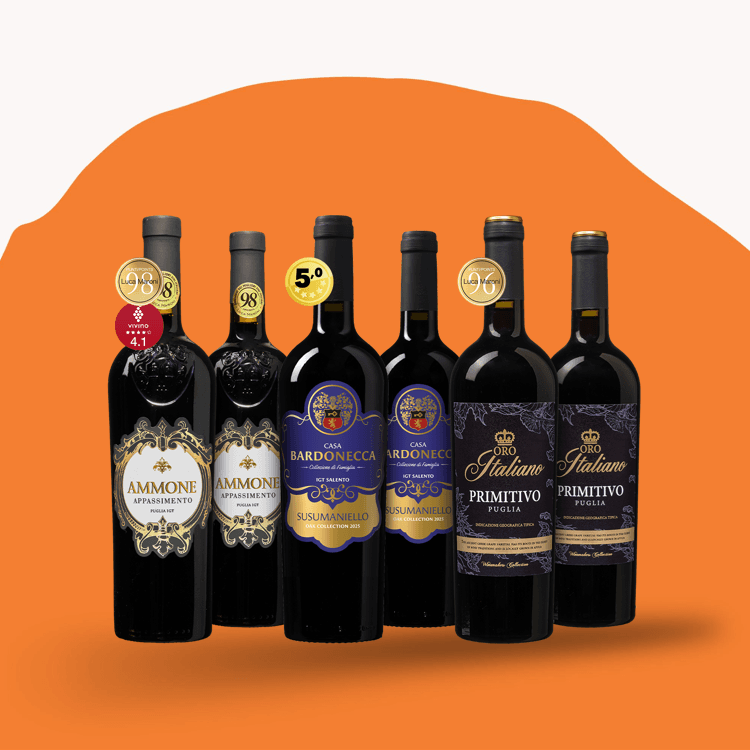Fles Puglia Power Wijnpakket