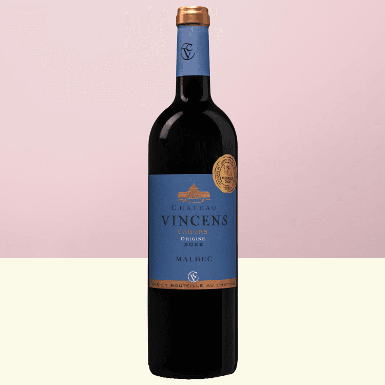 Fles Château Vincens 'Origine' Cahors Malbec 2022