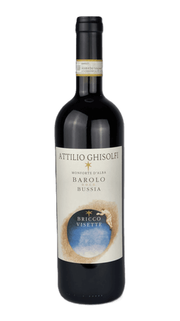 Fles Barolo Bussia Bricco Visette DOCG van een wijnhuis-collectie