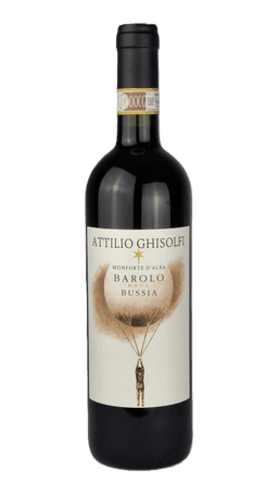 Fles Barolo Bussia DOCG van een wijnhuis-collectie