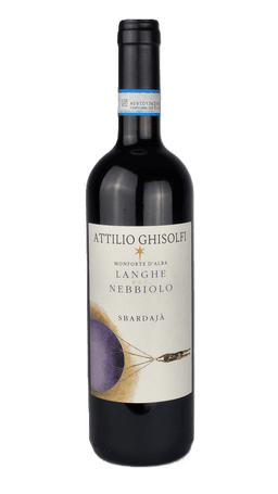 Fles Langhe Nebbiolo Sbardajà DOC van een wijnhuis-collectie