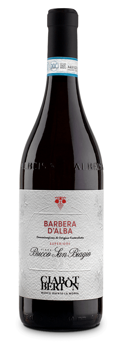 Fles Barbera d'Alba Superiore Vigna Bricco San Biagio DOC
