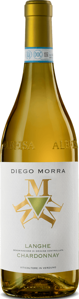 Fles Langhe Chardonnay DOC van Diego Morra
