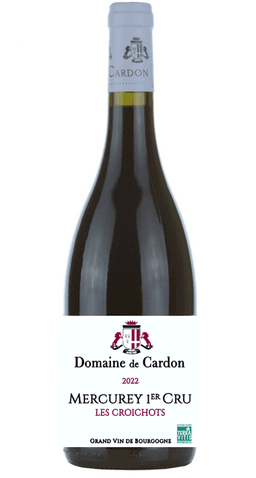 Fles Mercurey Premier Cru Les Croichots van een wijnhuis-collectie